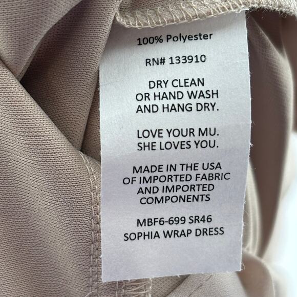 Show Me Your MuMu Sophia Wrap Show Me The Ring Crisp Maxi Dress - Picture 8 of 8